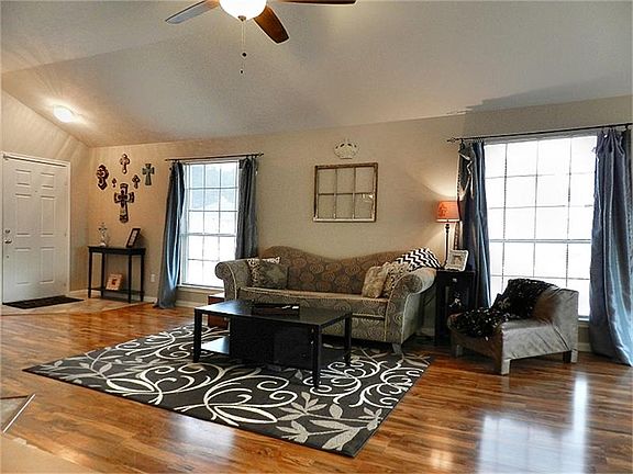 High ceilings and lots of light.