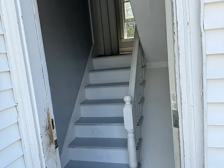Entrance and stair to unit