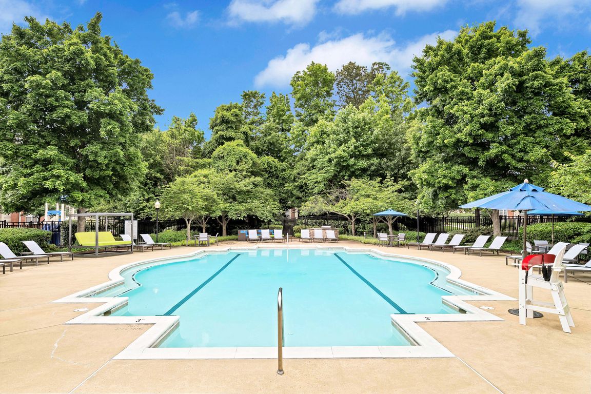 Resort style pool with sundeck