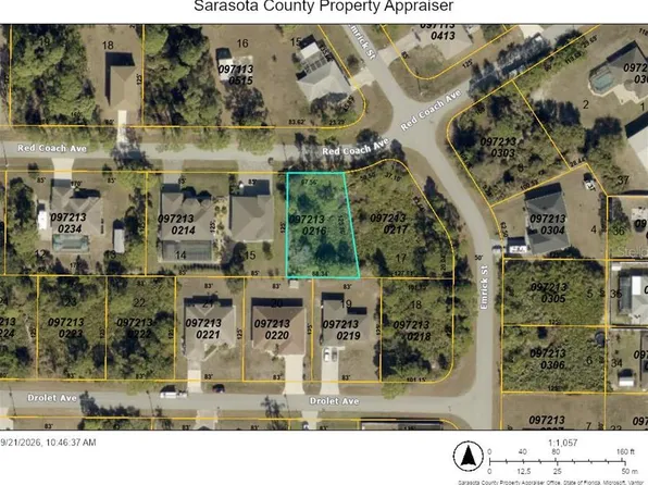 RED COACH AVENUE LOT 16, NORTH PORT, FL 34291