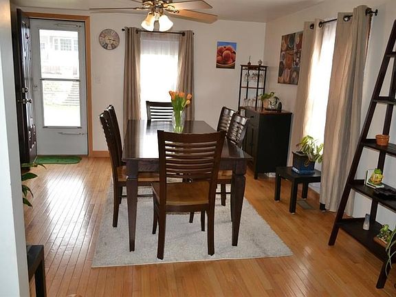 Dining room from living room