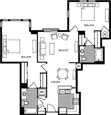 Floor plan 2HB