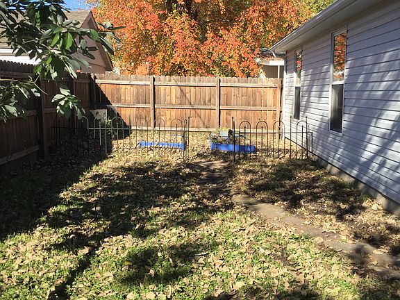 Fully fenced backyard 