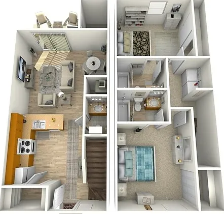 Reserve Townhomes 2 Bedroom 2.5 Bathroom Reserve Townhomes 2 Bedroom 2.5 Bathroom