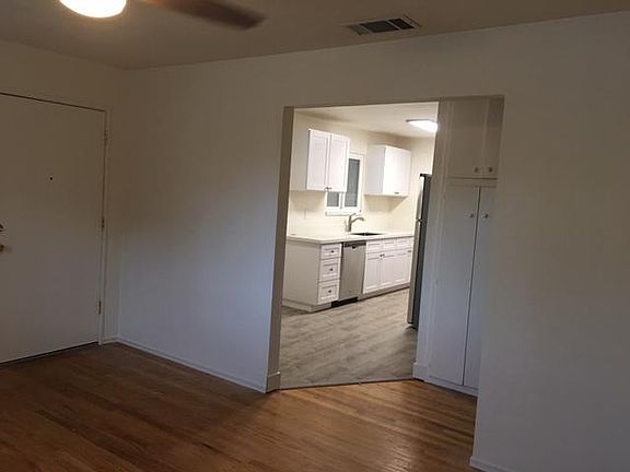 Living area looking towards kitchen