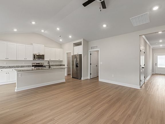 The living area is perfect for hosting!