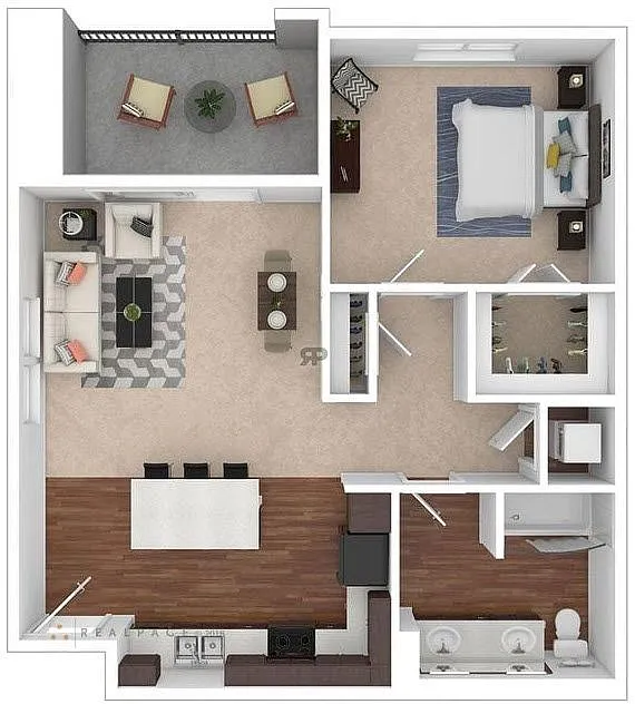 Floor plan One Bedroom - 6