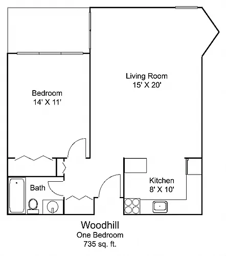 Floor plan Woodhill