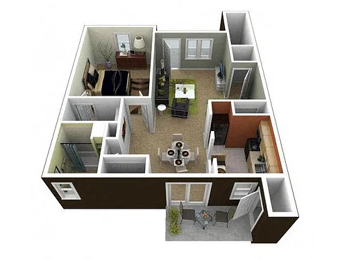 Floor plan The Abington