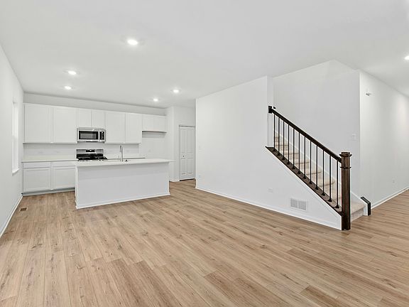 Dining area and kitchen