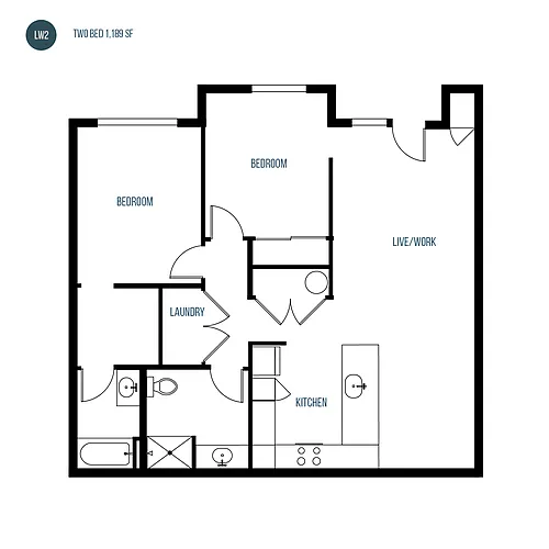 Floor plan Live/Work 2