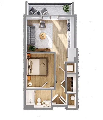 Floor plan A1 60