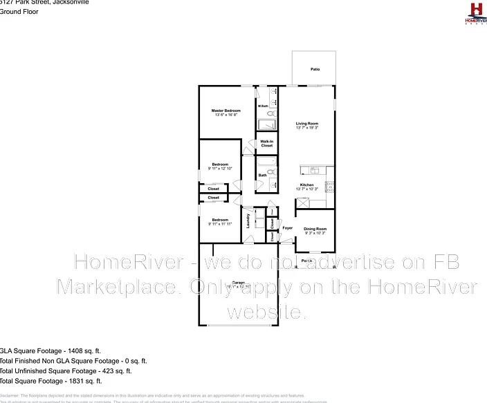 3 bed, 2.0 bath, 1365 sqft, $1,725 — Photo 3