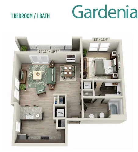 Floor plan Gardenia