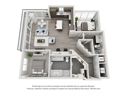 Floor plan B3