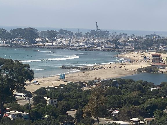 White Water View of Doheny Beach.