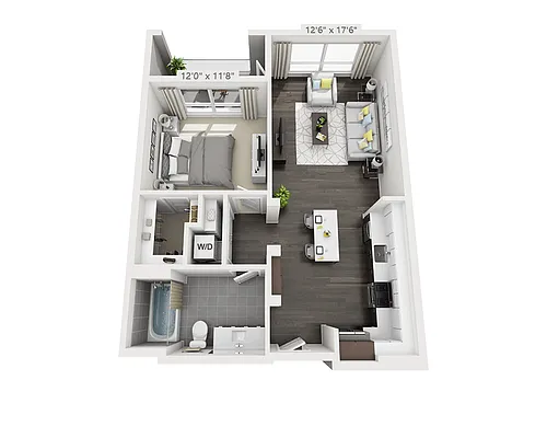 Floor plan A1E
