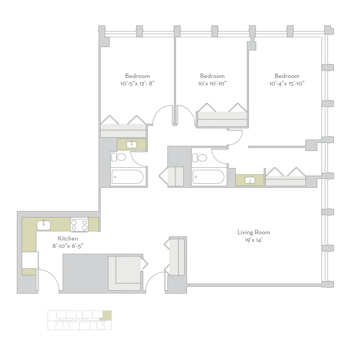 Floor plan 3bs14