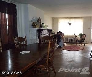 living room and dining room