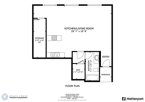 Floor plan Studio Big