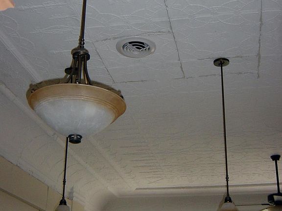Original Tin Ceiling