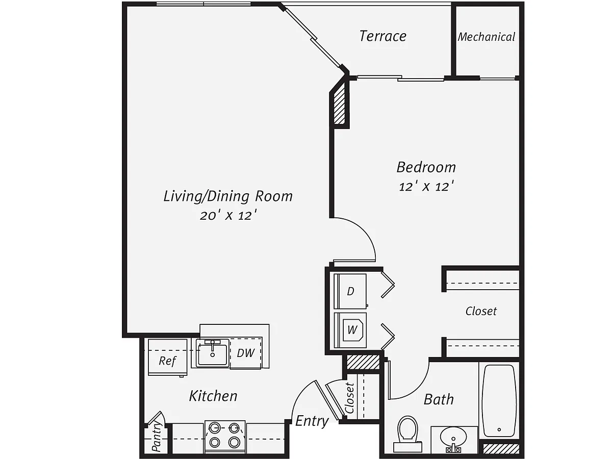 Floor plan A18