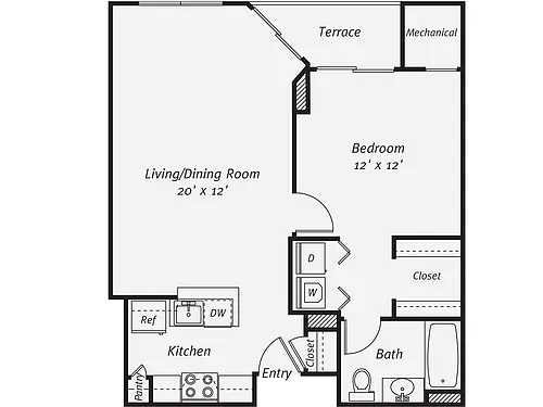 Floor plan A18