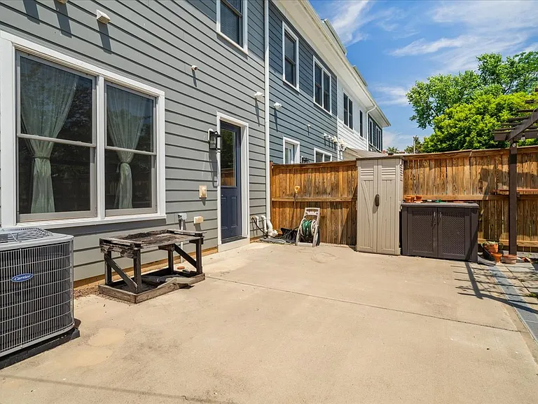 Backyard patio