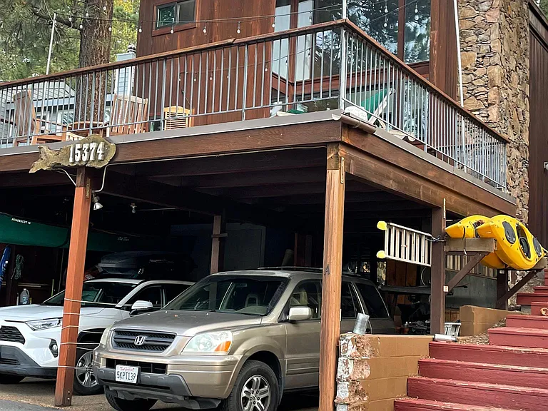 carport parking for 1 car on right hand side
