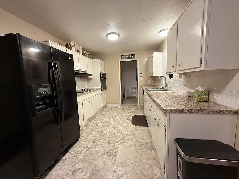 Appliance filled kitchen and plenty of counter space