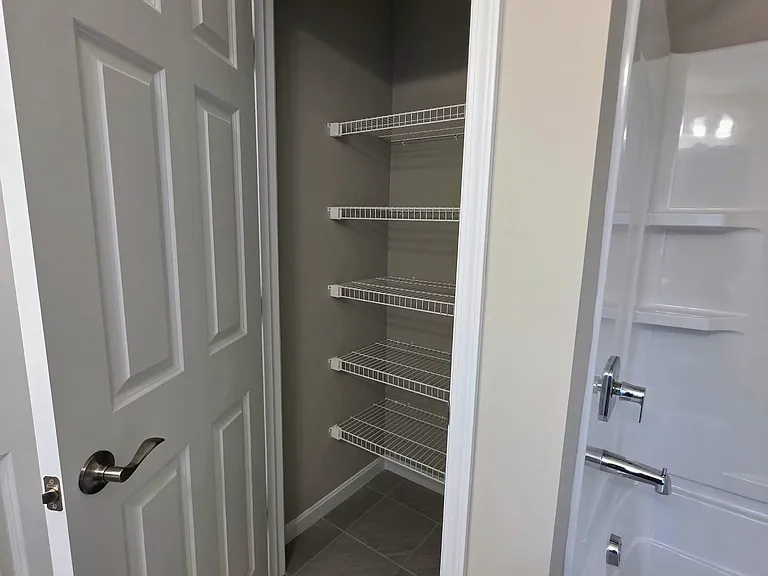 Linen closet in Guest Bath