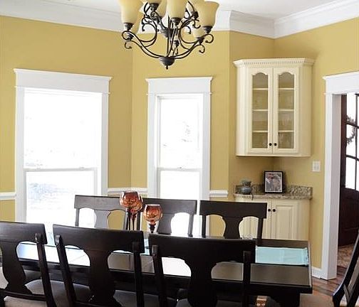 Formal Dining with built ins