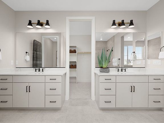 Luxurious owner s bathroom with walk in shower