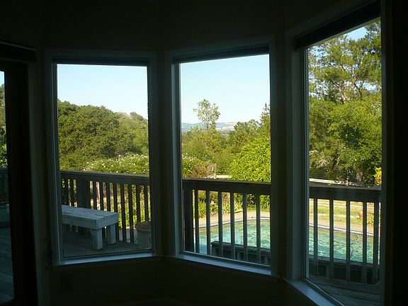 view from dining room