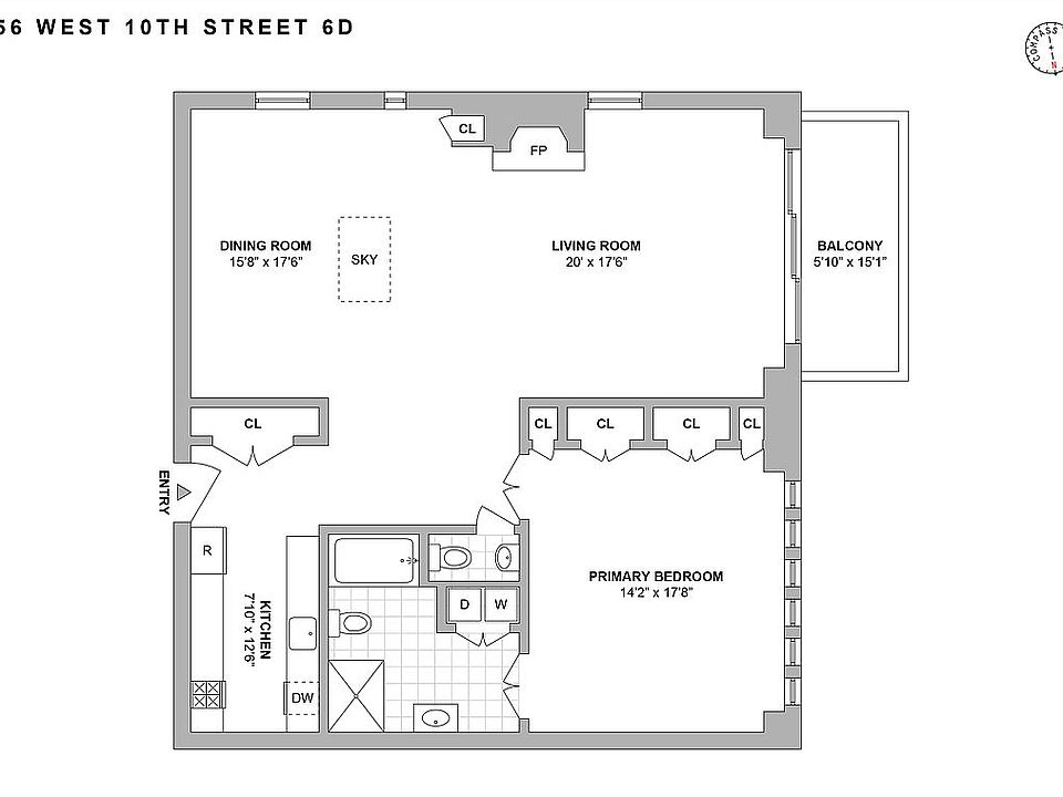 2nd image of 256 W 10th St APT 6D