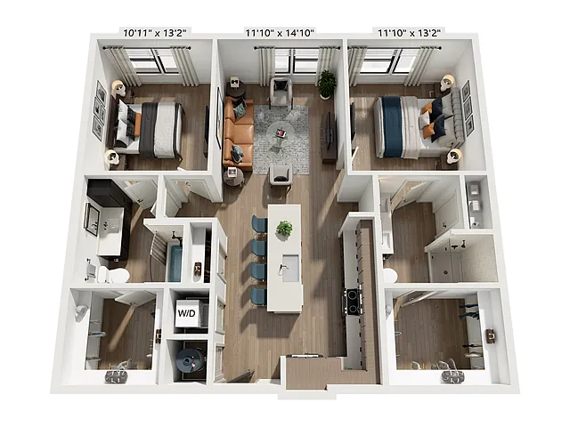Floor plan B21