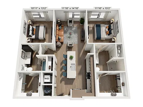 Floor plan B21