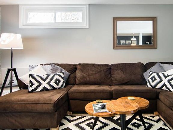 Basement living room