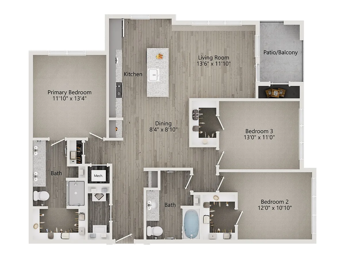 Floor plan C1