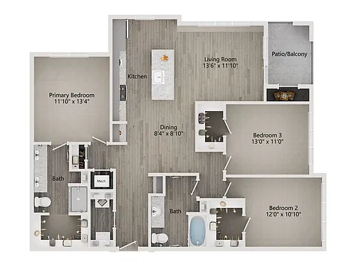 Floor plan C1