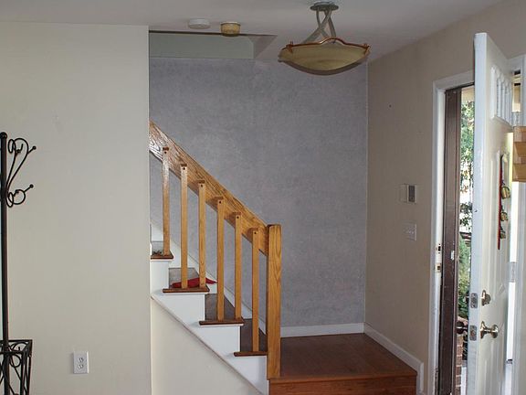 Steps to second floor