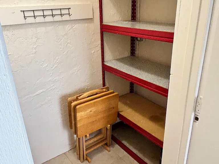 Inside Storage Closet and Workroom
