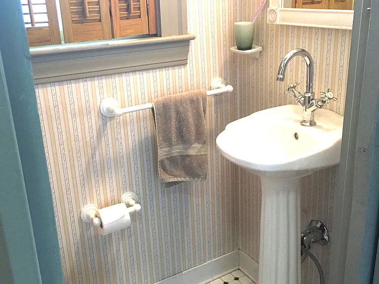 First floor half bath
