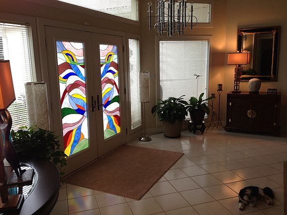 Custom doors in entry 