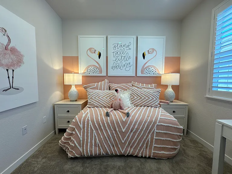 Model home for reference only- guest bedroom