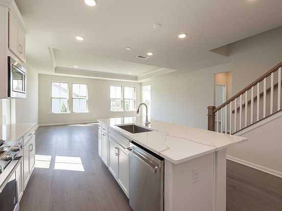 Open layout throughout first floor