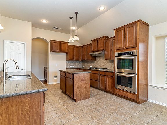Spacious kitchen with abundance of counter space