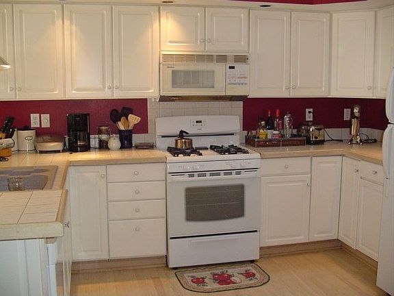 Kitchen has lot of counter space