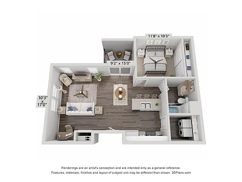 Floor plan The Cottonwood