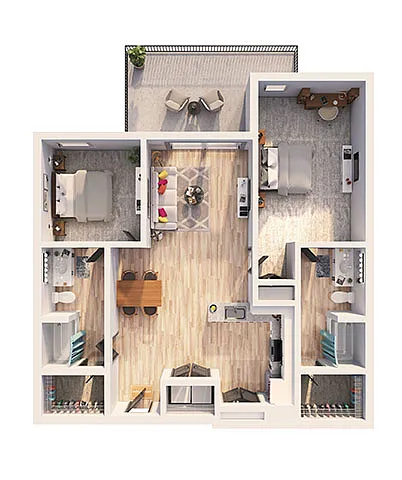 Floor plan B3P2